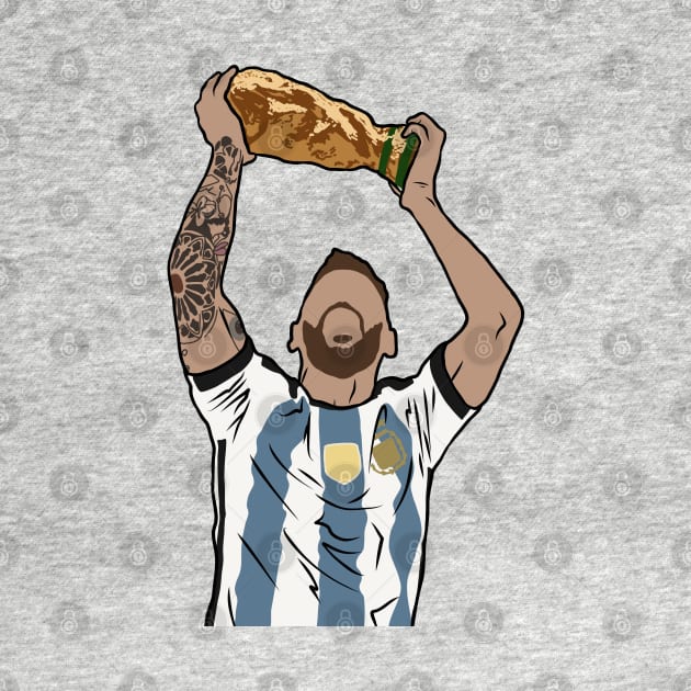 Messi World Cup Celebration by rattraptees